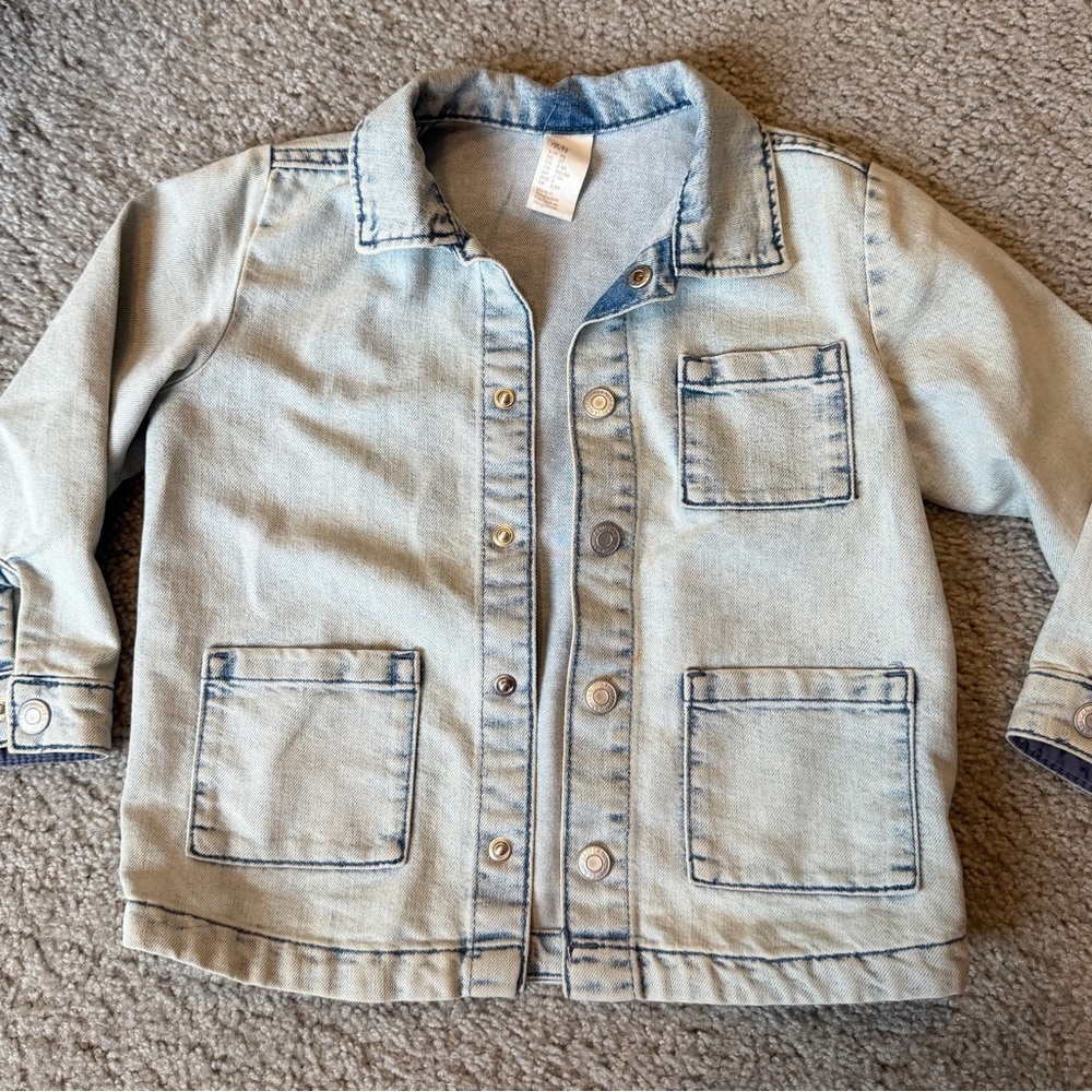H&M Light Blue Kids Jean Jacket
